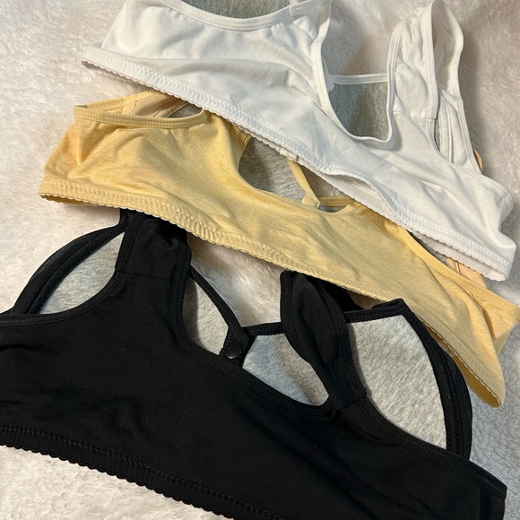 3 daisy bras, black, white and beige - Picture 8 of 8